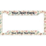 Chinese Zodiac License Plate Frame - Style A (Personalized)