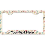 Chinese Zodiac License Plate Frame - Style C (Personalized)