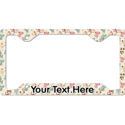 Chinese Zodiac License Plate Frame - Style C (Personalized)