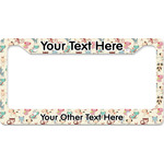 Chinese Zodiac License Plate Frame - Style B (Personalized)