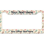 Chinese Zodiac License Plate Frame - Style B (Personalized)