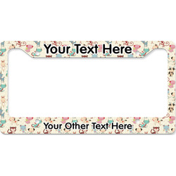 Chinese Zodiac License Plate Frame - Style B (Personalized)