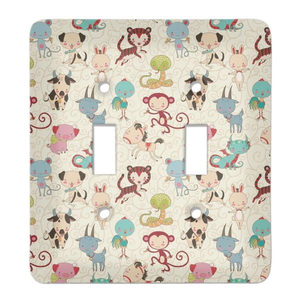 Custom Chinese Zodiac Light Switch Cover (2 Toggle Plate)