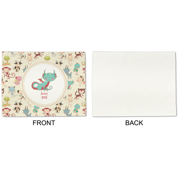 Chinese Zodiac Linen Placemat - APPROVAL Single (single sided)
