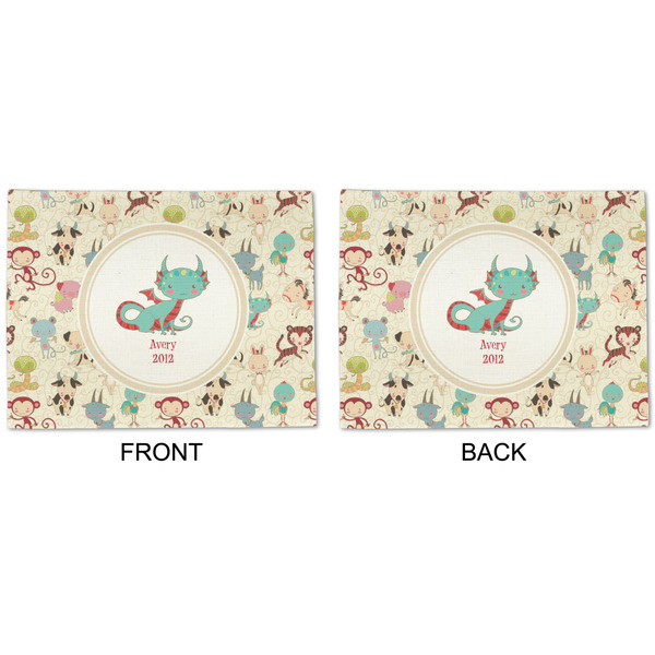 Chinese Zodiac Linen Placemat - APPROVAL (double sided)