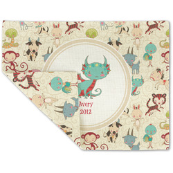 Chinese Zodiac Double-Sided Linen Placemat - Single w/ Name or Text