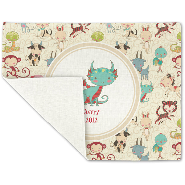Chinese Zodiac Linen Placemat - Folded Corner (single side)