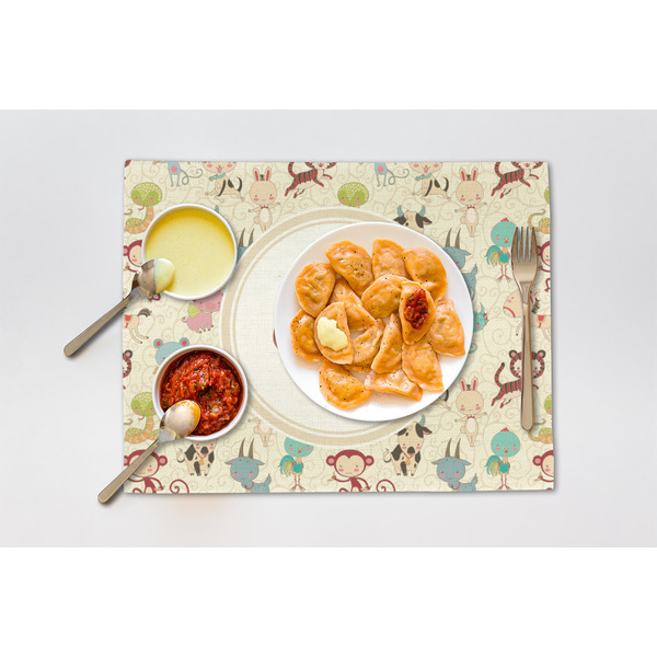 Chinese Zodiac Linen Placemat - Lifestyle (single)