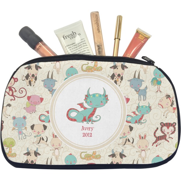 Custom Chinese Zodiac Makeup / Cosmetic Bag - Medium (Personalized)
