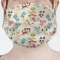Chinese Zodiac Mask - Pleated (new) Front View on Girl