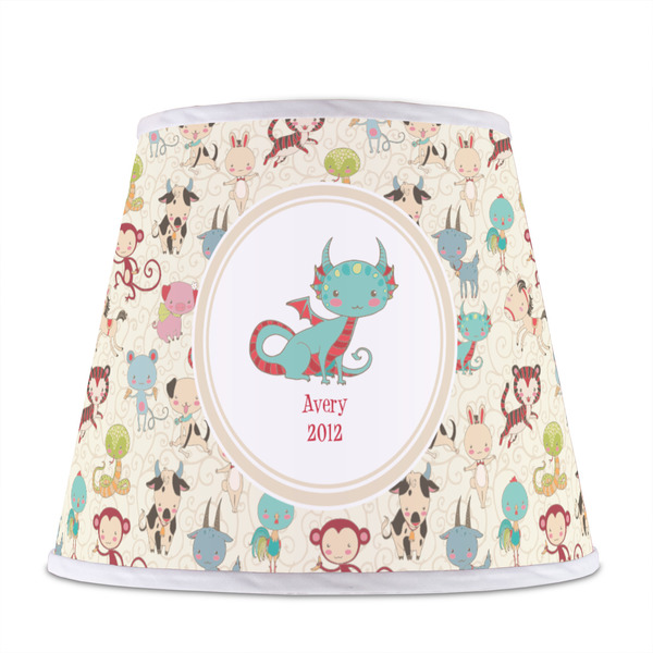 Chinese Zodiac Poly Film Empire Lampshade - Front View