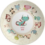 Chinese Zodiac Melamine Plate (Personalized)