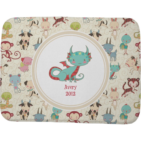 Chinese Zodiac Memory Foam Bath Mat 48 X 36
