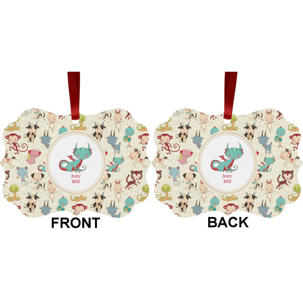 Chinese Zodiac Metal Benilux Ornament - Front and Back (APPROVAL)