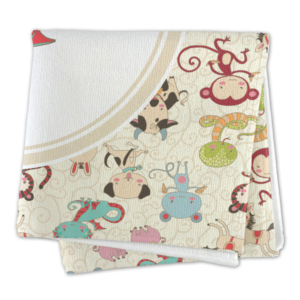 Chinese Zodiac Microfiber Dish Rag - FOLDED (square)
