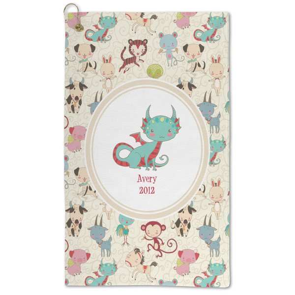 Custom Chinese Zodiac Microfiber Golf Towel (Personalized)