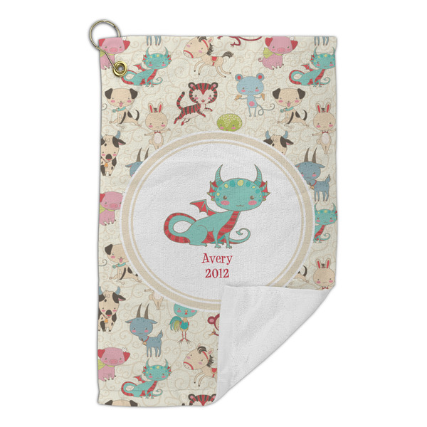 Chinese Zodiac Microfiber Golf Towels Small - FRONT FOLDED