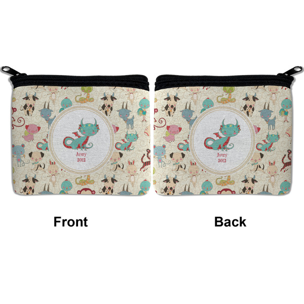 Chinese Zodiac Neoprene Coin Purse - Front & Back (APPROVAL)