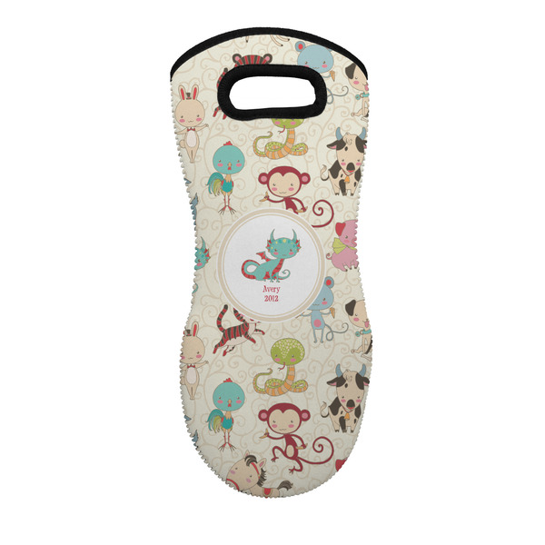 Custom Chinese Zodiac Neoprene Oven Mitt w/ Name or Text