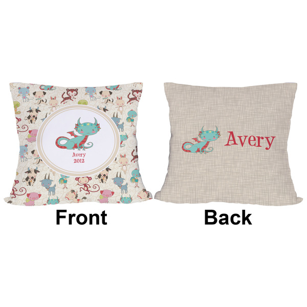 Chinese Zodiac Outdoor Pillow - 16x16