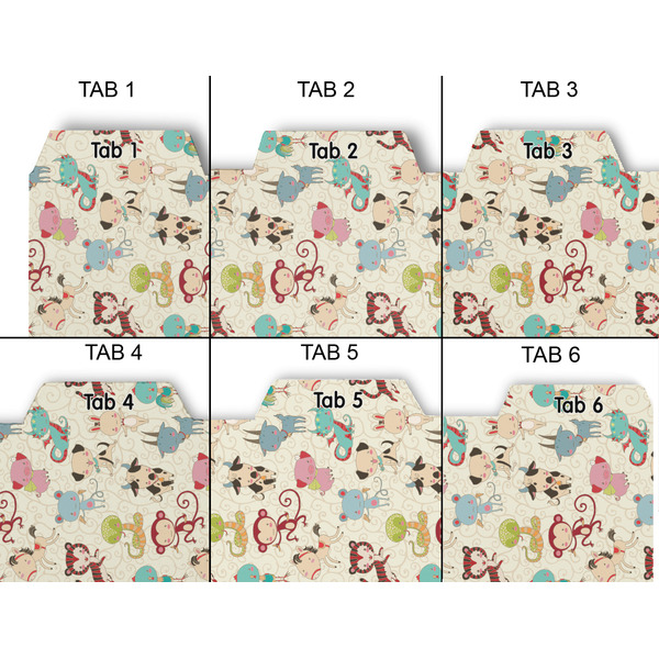 Chinese Zodiac Page Dividers - Set of 6 - Approval