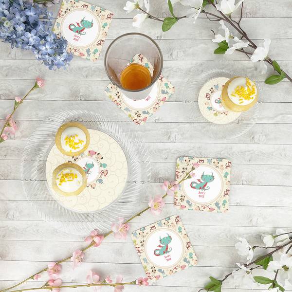 Chinese Zodiac Paper Coasters - In Context