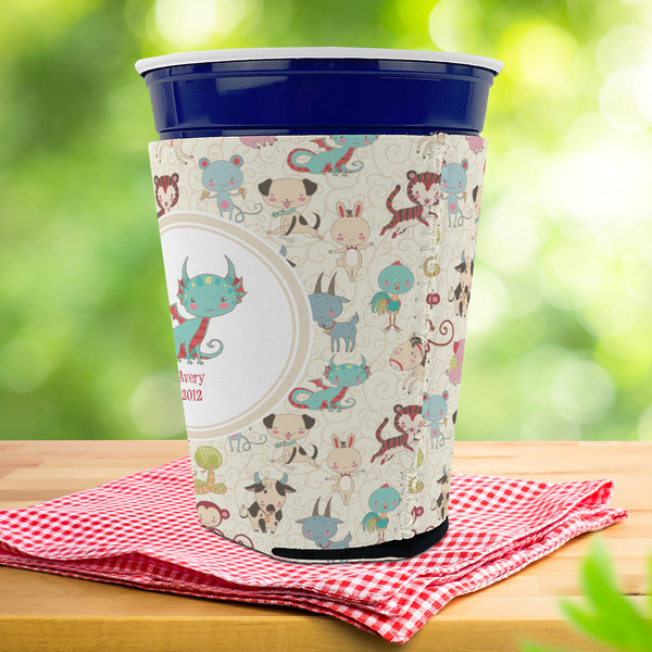 Chinese Zodiac Party Cup Sleeves - with bottom - Lifestyle
