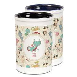 Chinese Zodiac Ceramic Pencil Holder - Large