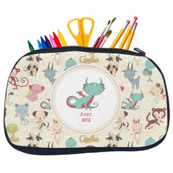 Chinese Zodiac Neoprene Pencil Case - Medium w/ Name or Text