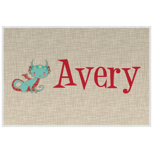 Chinese Zodiac Personalized Placemat (Back)