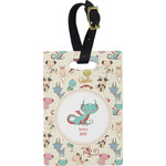 Chinese Zodiac Plastic Luggage Tag - Rectangular w/ Name or Text