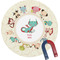 Chinese Zodiac Round Fridge Magnet (Personalized)