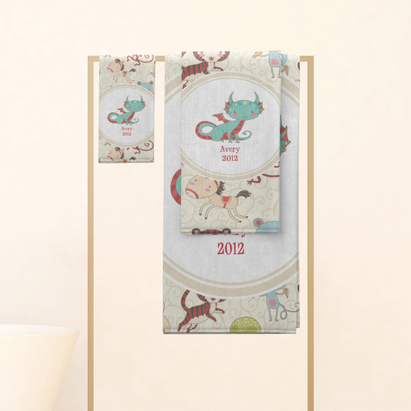 Chinese Zodiac Personalized Towel Set