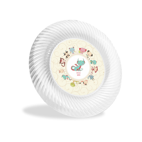 Custom Chinese Zodiac Plastic Party Appetizer & Dessert Plates - 6" (Personalized)