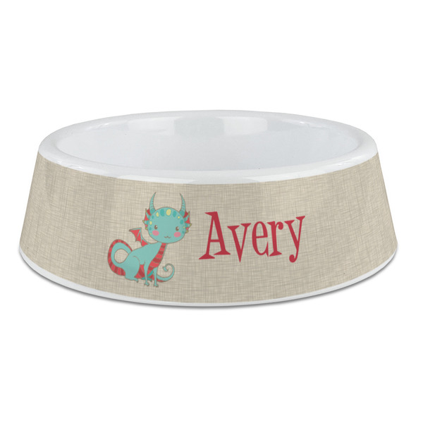 Custom Chinese Zodiac Plastic Dog Bowl - Large (Personalized)