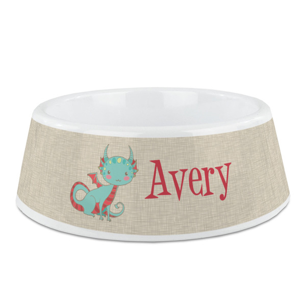 Custom Chinese Zodiac Plastic Dog Bowl - Medium (Personalized)