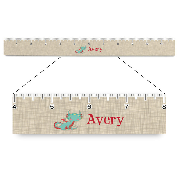 Custom Chinese Zodiac Plastic Ruler - 12" (Personalized)