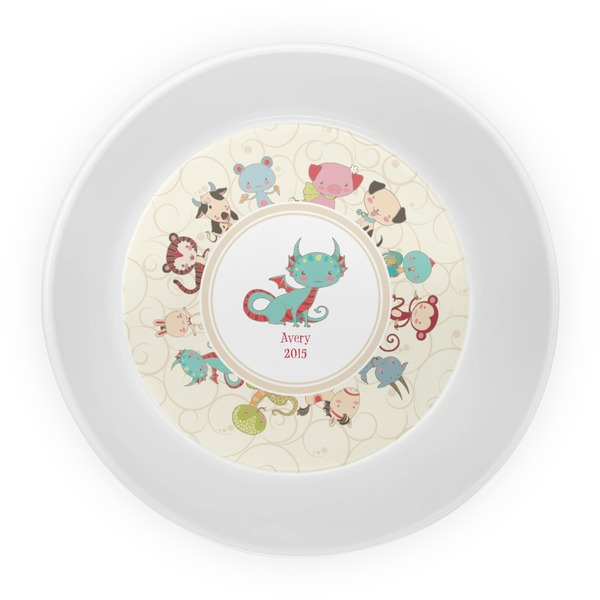 Chinese Zodiac Melamine Bowl - Center