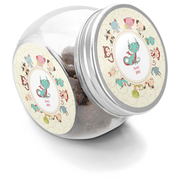 Custom Chinese Zodiac Puppy Treat Jar (Personalized)