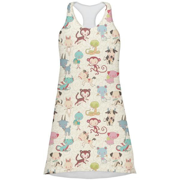Custom Chinese Zodiac Racerback Dress - X Small