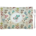 Chinese Zodiac Rectangular Glass Appetizer / Dessert Plate - Single or Set (Personalized)