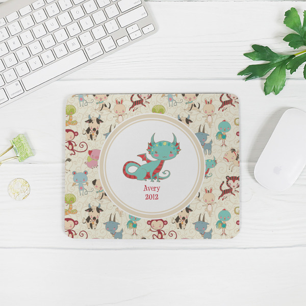 Chinese Zodiac Rectangular Mouse Pad - LIFESTYLE 2