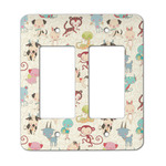 Chinese Zodiac Rocker Style Light Switch Cover - Two Switch
