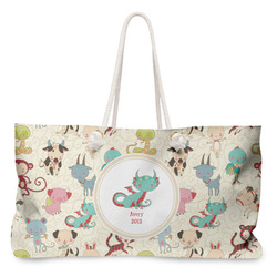 Chinese Zodiac Large Tote Bag with Rope Handles (Personalized)