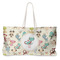 Chinese Zodiac Large Rope Tote Bag - Front View
