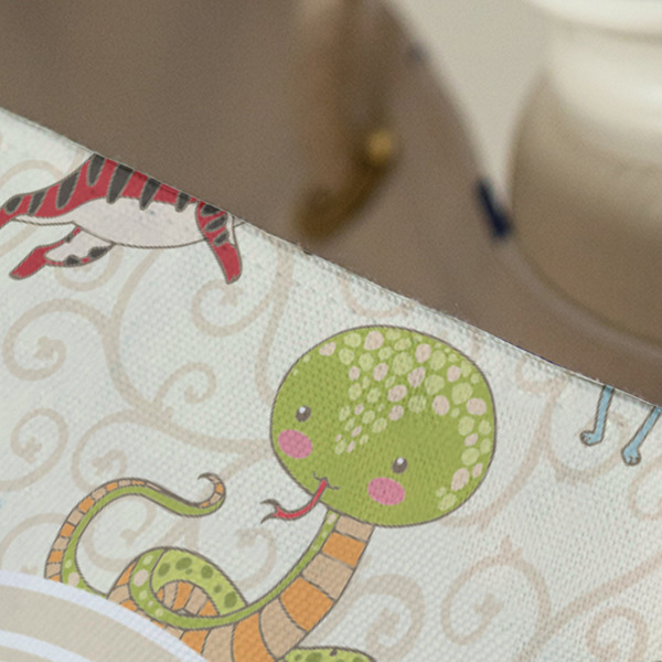 Chinese Zodiac Large Rope Tote - Close Up View