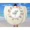 Chinese Zodiac Round Beach Towel - In Use