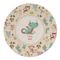 Chinese Zodiac Round Linen Placemats - FRONT (Double Sided)