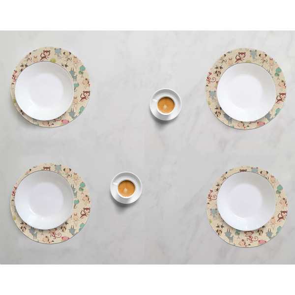 Chinese Zodiac Round Linen Placemats - LIFESTYLE (set of 4)