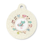 Chinese Zodiac Round Pet ID Tag - Small (Personalized)